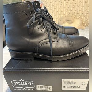 Thursday Boot Company Men’s 8.5 Major boot. Black